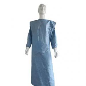China Biodegradable Fabric Surgical Consumables Disposable Hospital Gowns on sale