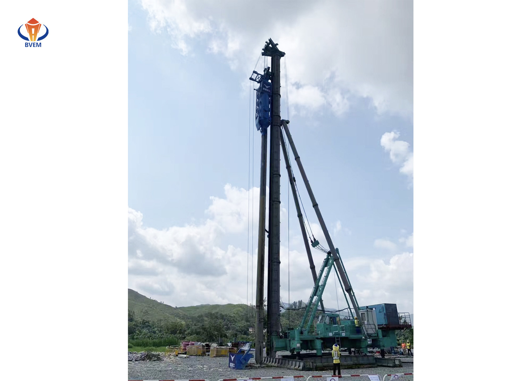 ISO Bvem Replacement Bottom Feed Vibroflot Stone Column Pile Driver