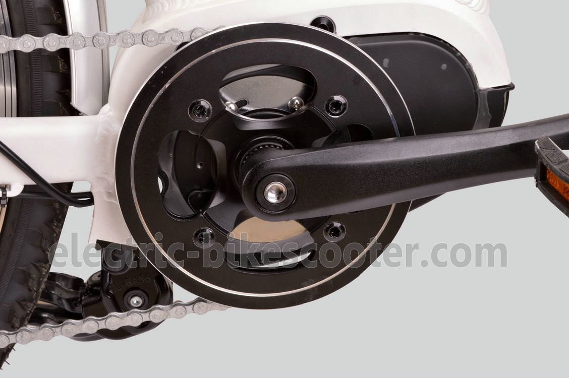 7 Speed Mid Motor Electric Bike , Mid Drive Motor Electric Bike 700C MTB Tire