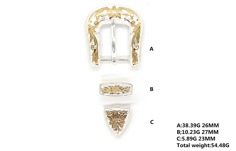 Wenzhou KML New Design Popular Classic Vintage Shiny Zinc Alloy 2 Color Pin Belt Buckle