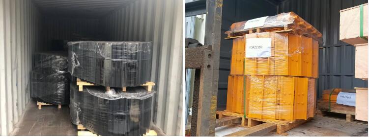 Bd2g Excavator 8E9037 D6r Link Assy E320d with Black or Yellow Sk100 Track Group