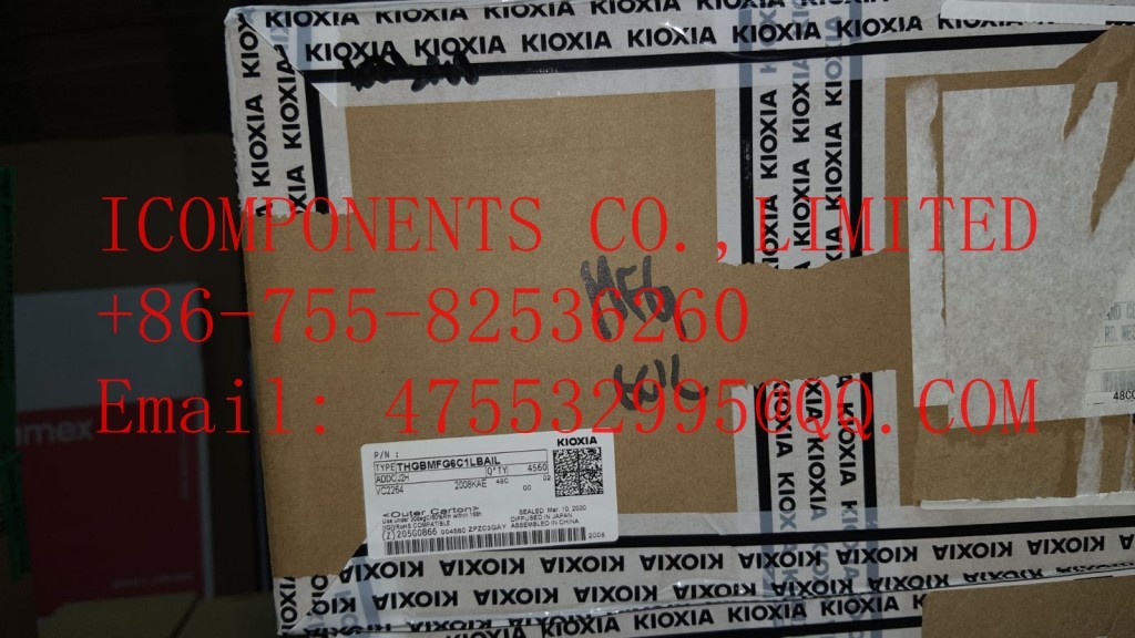 THGBMFG6C1LBAIL KIOXIA EMMC IC FLASH 64G MMC 52MHZ 153WFBGA NAND FLASH