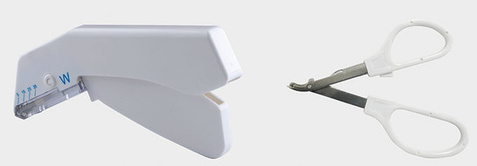 Surgical Incisions Disposable Surgical Stapler ABS PE Skin Staple Remover 2