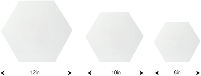 Hexagon Shaped Stretched Canvas Board Acrylic Painting stretched canvas with frame