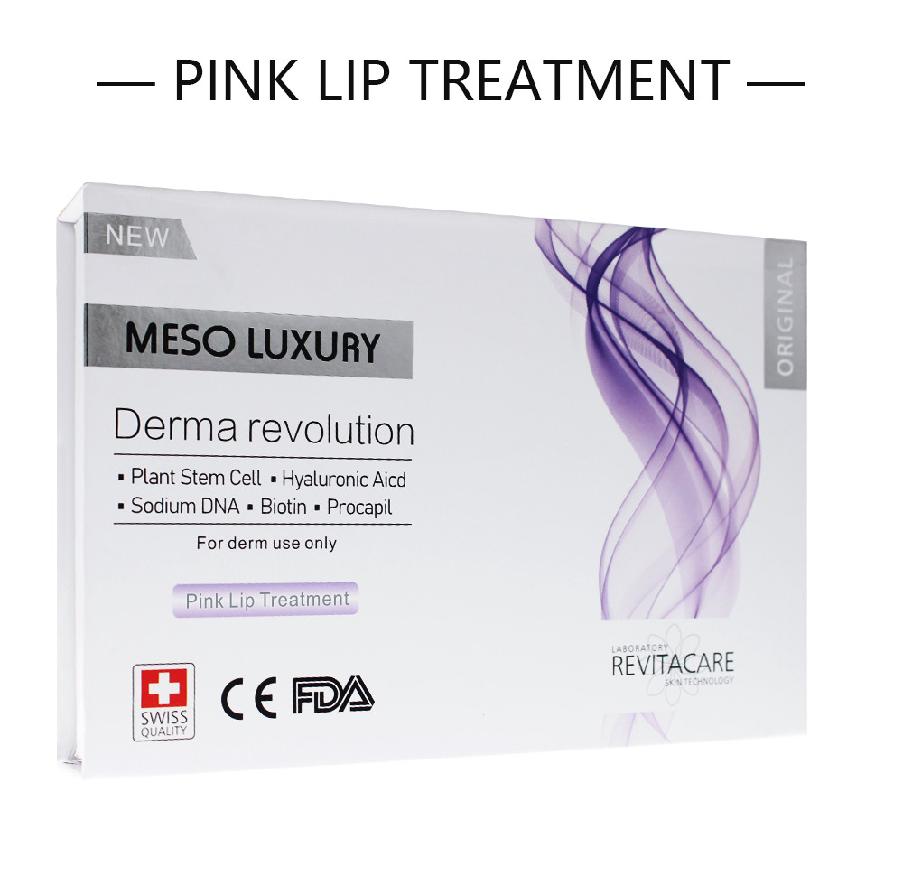 Pink Luxury Vitamin C Lip Serum Meso Organic Treatment Lip Brightening Serum