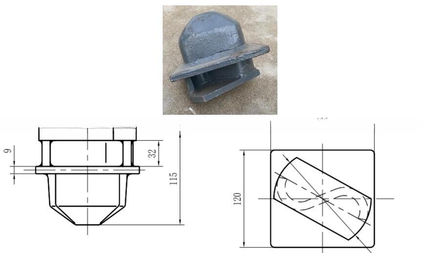 Shop Primer Finish DNV GL Certified Safety Container Stacker Container Lashing Stacking Cone with Ship Building Steel