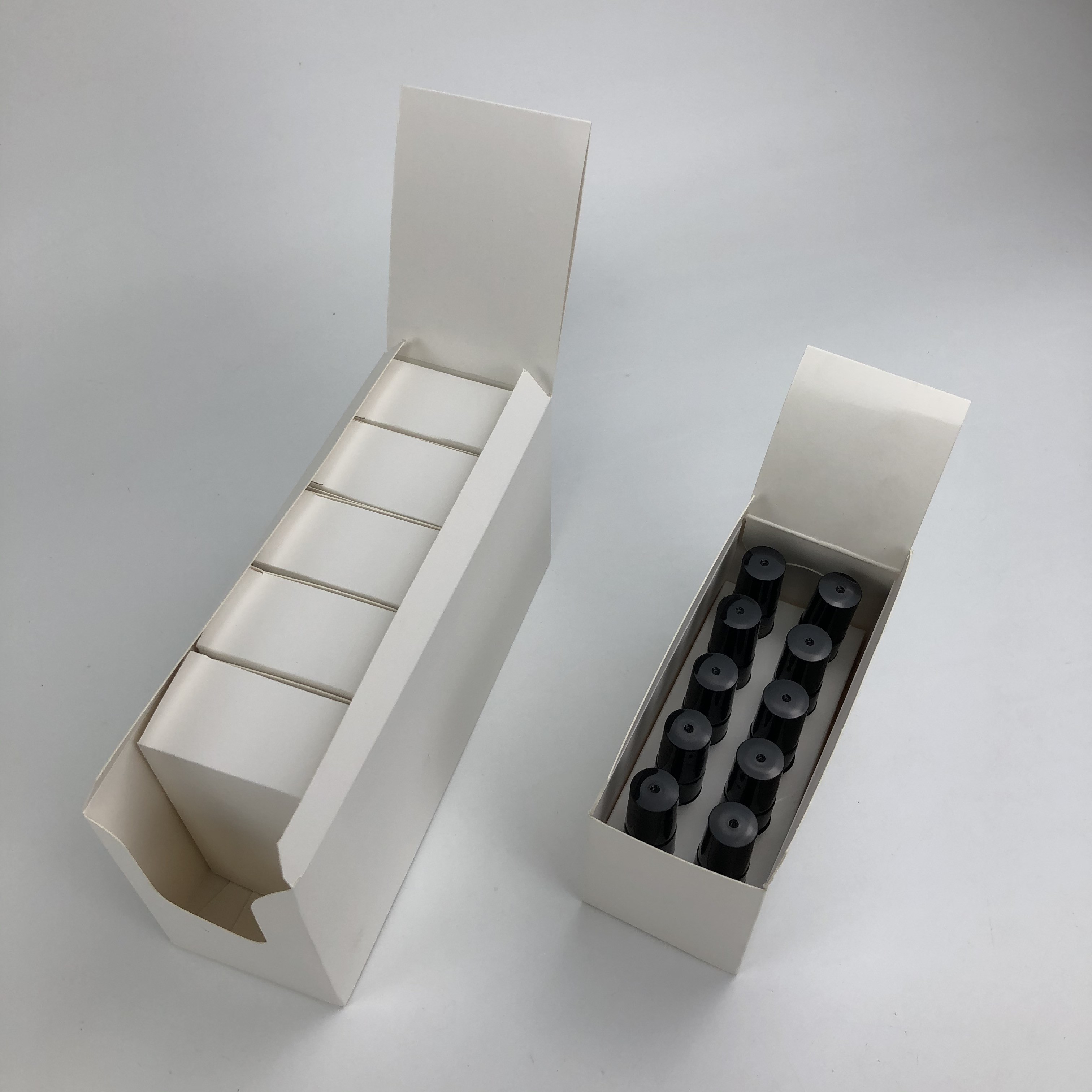 Custom Glossy Film NO Printed With 350g 400g Thickness White Cardboard For Cosmetic Spary Bottles Paper Box Packaging