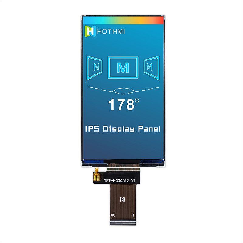 5.0 Inch IPS 480x854 Wide Temperature TFT Display Panel ST7701S For Industrial Computer