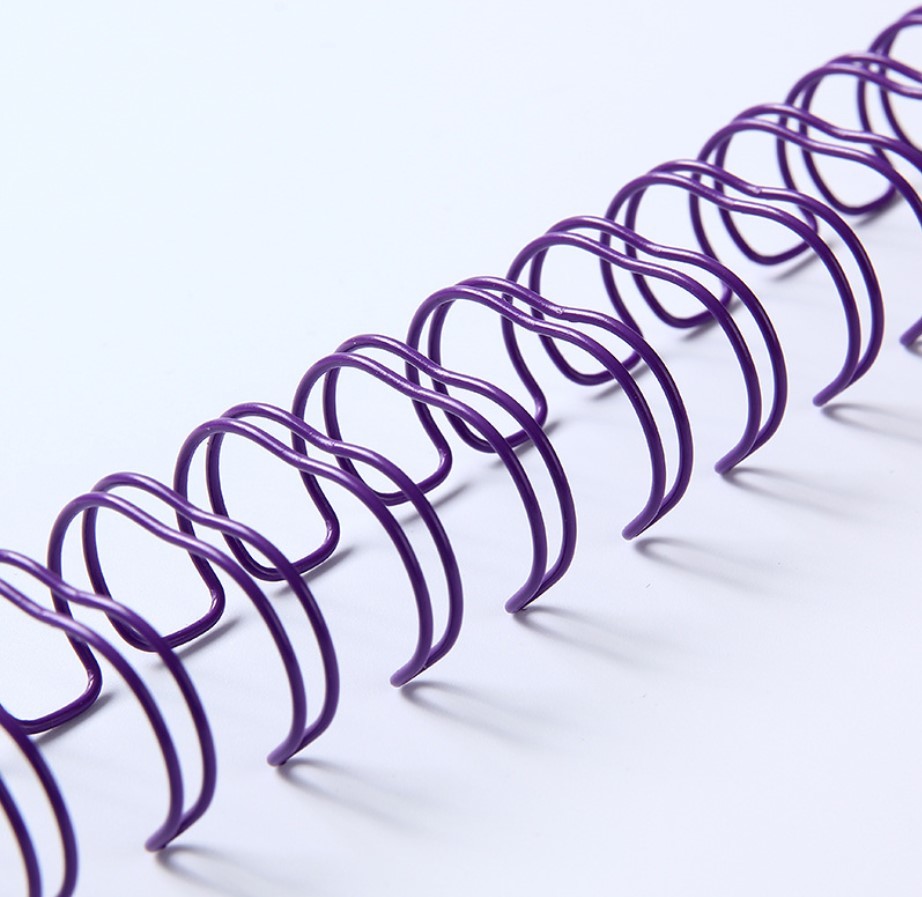 Dia0.7mm Double Loop Binding Wire Metal Material For Notebook