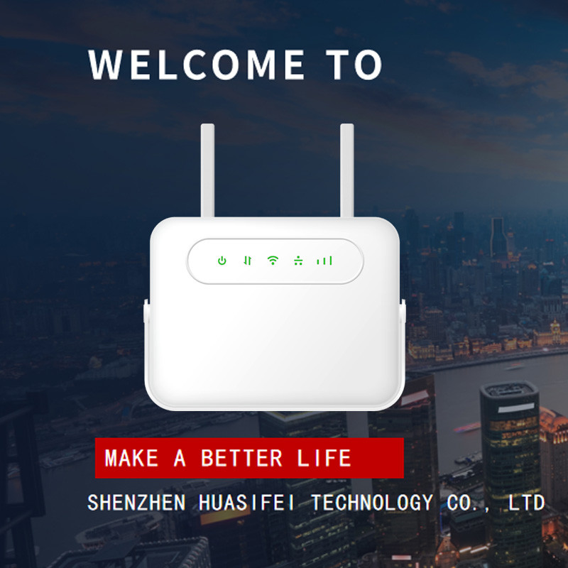 CAT6 Cpe 4g Wifi Router WPS Button 300Mbps 4g Router With SIM Slot