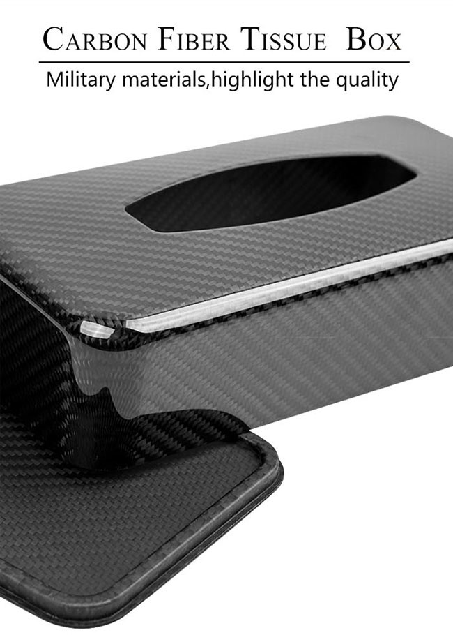 Extremely Thin Lightweight Carbon Fiber Tissue Box