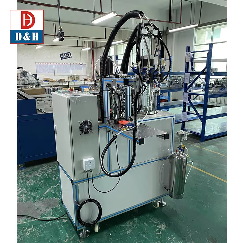 Vertical Installation Glue Mixer Machine With Additional Vacuum Function