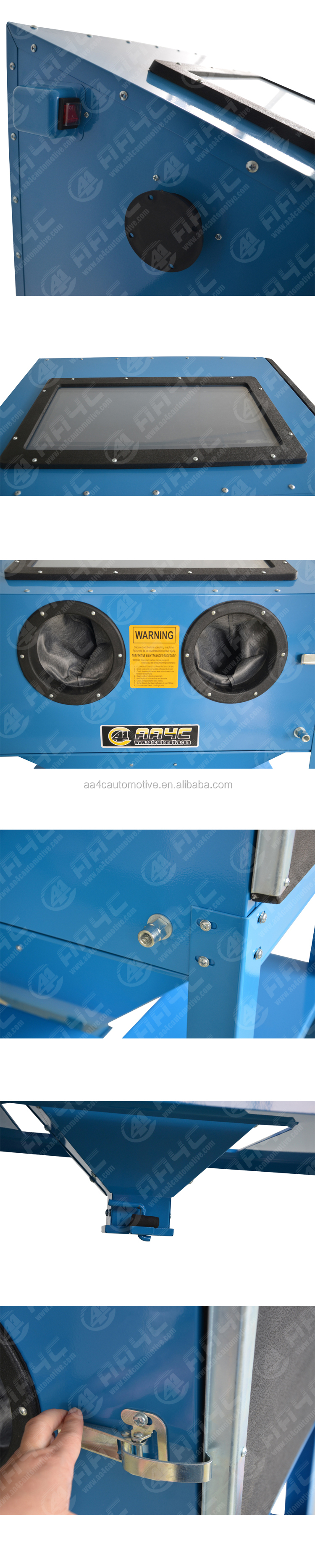 AA4C 350L sand blasting cabinet sandblast cabinet sandblasting machine for workshop