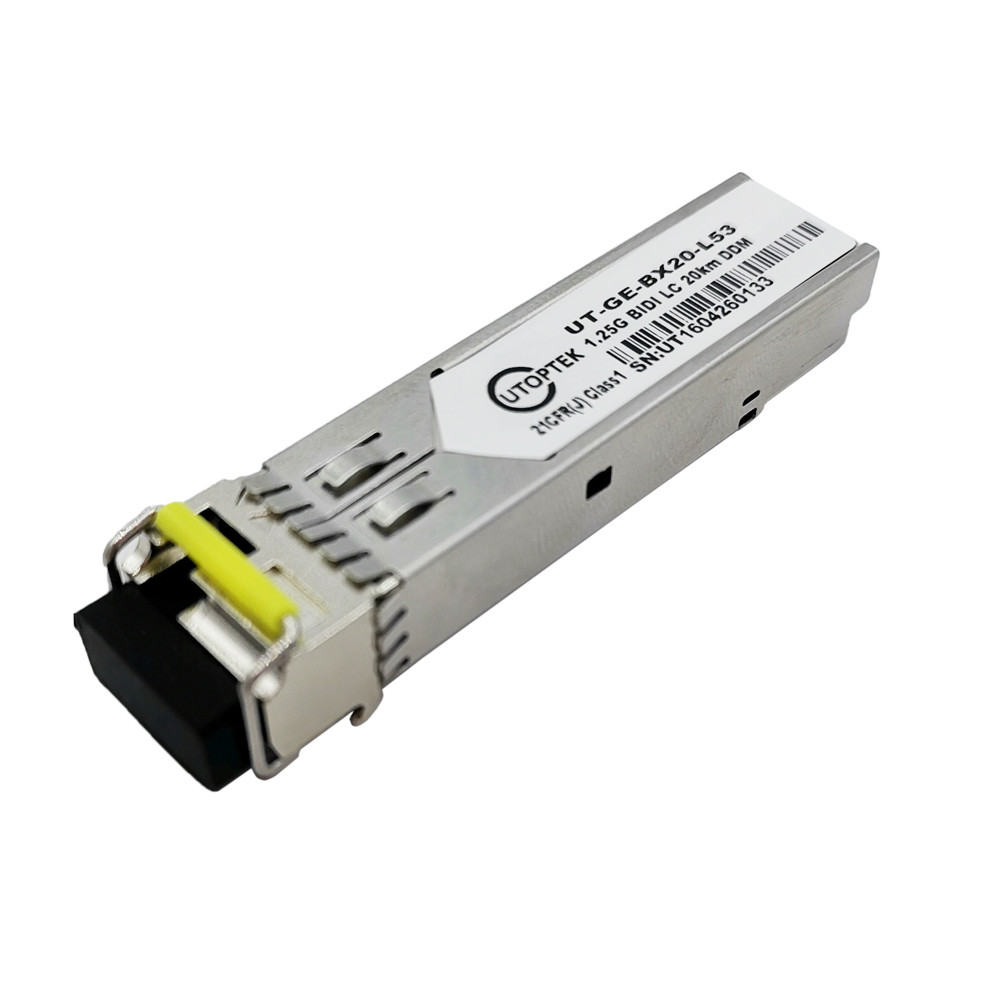 1.25G SFP BiDi LC 20km optical transceiver Tx1310/Rx1550nm compatible cisco/huawei/HP/Aruba/Ericsson/Mikrotik