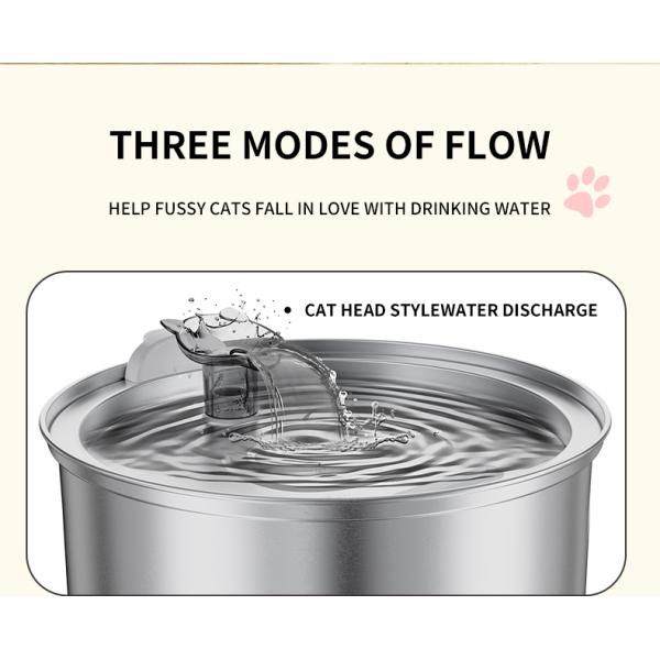 Large Capacity Smart Water Dispenser Multiple Water Outlet Modes Dispenser For Cat Dogs
