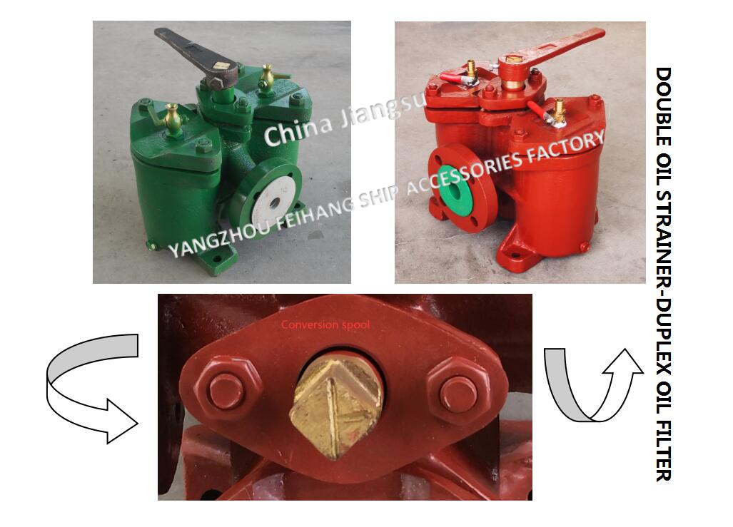 OIL PURIFIER OUTLET DOUBLE OIL FILTER, DOUBLE COARSE OIL FILTER MODEL: A40-0.75/0.26 CB / T425-94