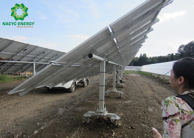 SGS PV Racking System Solar Energy Ground Mount System For Large Scar Deployment