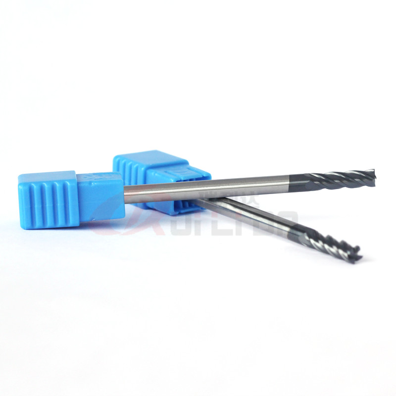 3/8" 3/16" 3/4" 4 Flute Carbide End Mill Set Extra Long 75mm
