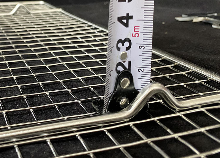 316 304 Stainless Steel Food Plate Bakery Cooling Drying Oven Kitchen Tray Wire Rack For Meat Beef Jerky Bread