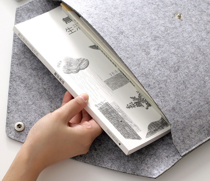 Simple Notebook Bag Tablet PC Case 5 MM Felt Ladies Computer Bag Fashion Felt Laptop Bag Receive