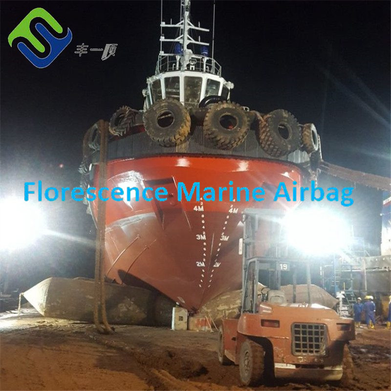 BV Certificate Ship Launching Airbag Cylindrical Shaped Heavy Lifting