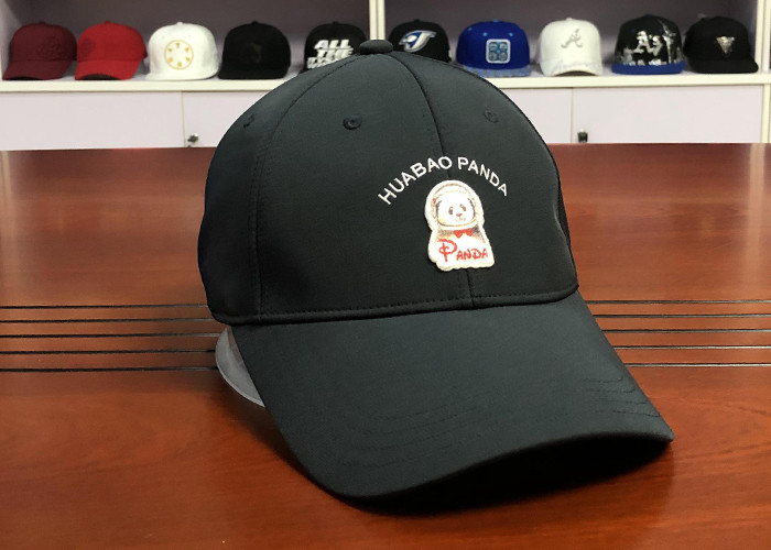 Metal Buckle 6 Panel Baseball Cap Long Strap Embroidery Logo Curved Brim Custom Twill Cotton Blank