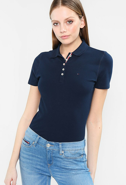 Wholesale Summer Fashion Polo shirt Women Clothing Tops With Button