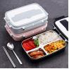 Buy cheap Food Grade 304 Stainless Steel Reusable Meal Containers 4 Compartment Bento from wholesalers