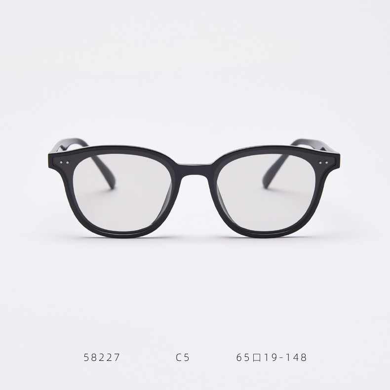 BSCI Round Frame Eyeglasses Colorful Ocean Lens Unisex Trendy Square Sunglasses