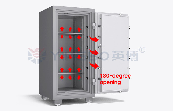 Durable Cement Material H1280mm Fireproof Safe Box For Documents