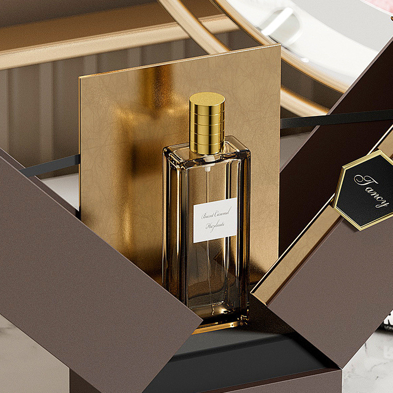 Creative Cardboard Fragrance Perfume Boxes With Custom Design