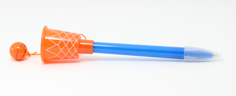Office School Pen with Unique Customized Logo Basketball Shape Topper Stationery