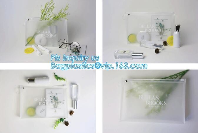 zipper slider bag cosmetic packaging slider bag, make up bag promotional cosmetic bag slider bag, toiletry pouch eva cos