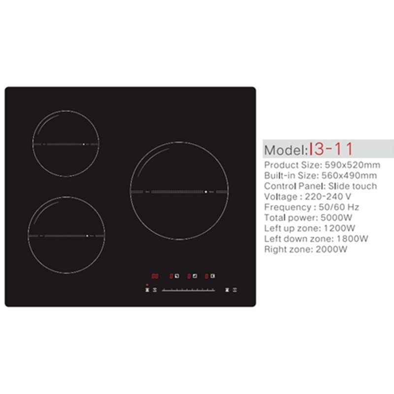 Classy Cook 20'' Three Burner Induction Cooktop