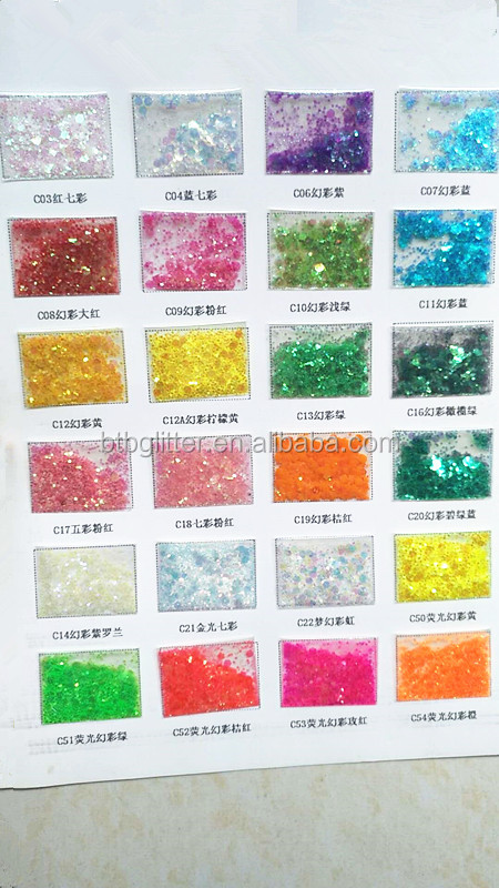 Mix and Match to Create Excellent Nail Art Effect Glitter Powder With Chunky Glitter for Resin Tumbler