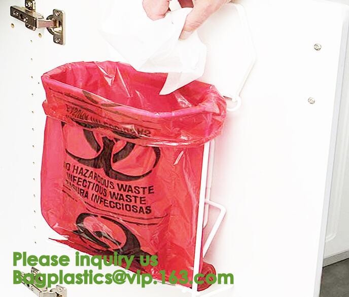 Lab, Hospital, Healthcare, Safety, Infectious, Medical Waste Disposal Warning Label Sterilization Indicate