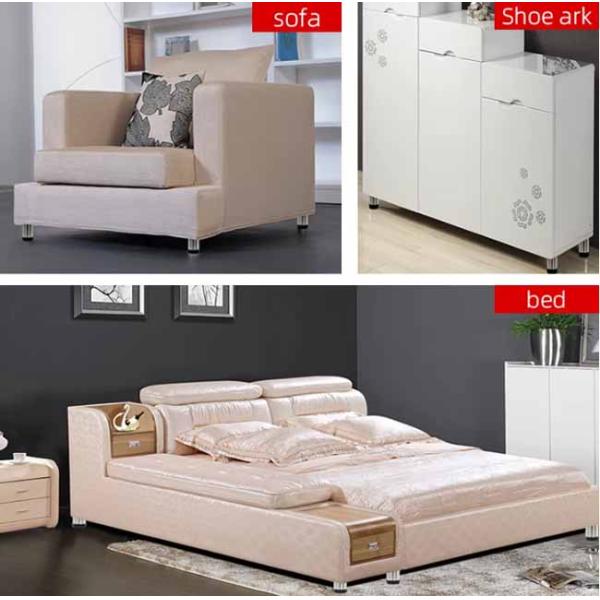 Hot Selling Adjustable Stainless Steel Kitchen Cabinet Feet Round Stand Sofa Legs