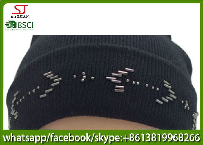 Chinese manufactuer beanie circular needles beanie winter knitting hat pattern 70g 20*22cm 100%Acrylic keep warm