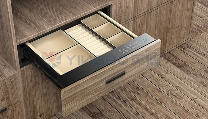Fingerprint Lock Smart Waterproof Panel Jewelry Safe Box For Home Security