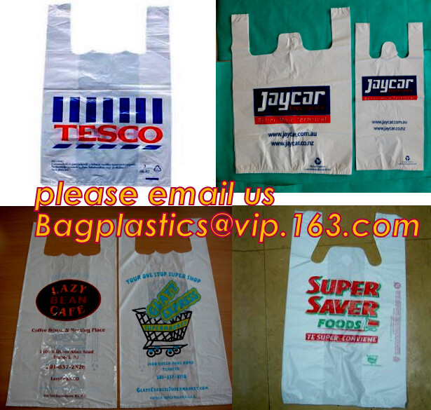 Large/Regular Grocery Size,Oxo-Biodegradable Plastic Shopping Bags, Thank You Printed, 13 Micron, HDPE, 1000 Bags/Box