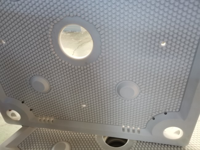 Membrane Polypropylene Filter Plate Filtration Sewage 1000x1000mm Mud Filter Press Parts