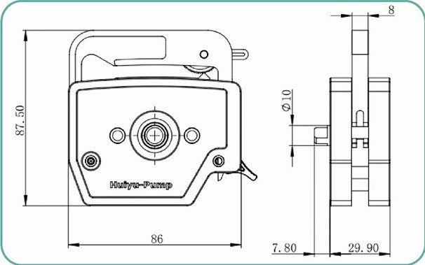 multi-channel DG pump heads for analytical instrument