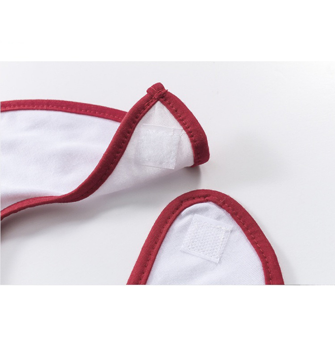DIY Custom Blank Sublimation Polyester Cotton Baby Bibs