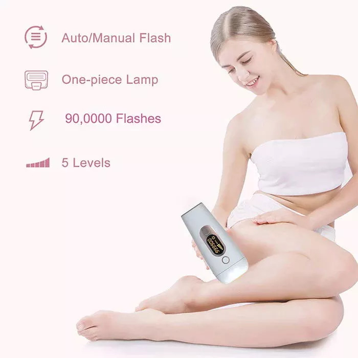 FCC LCD Display 500000 Lamp Life Skin Pearl IPL Handset