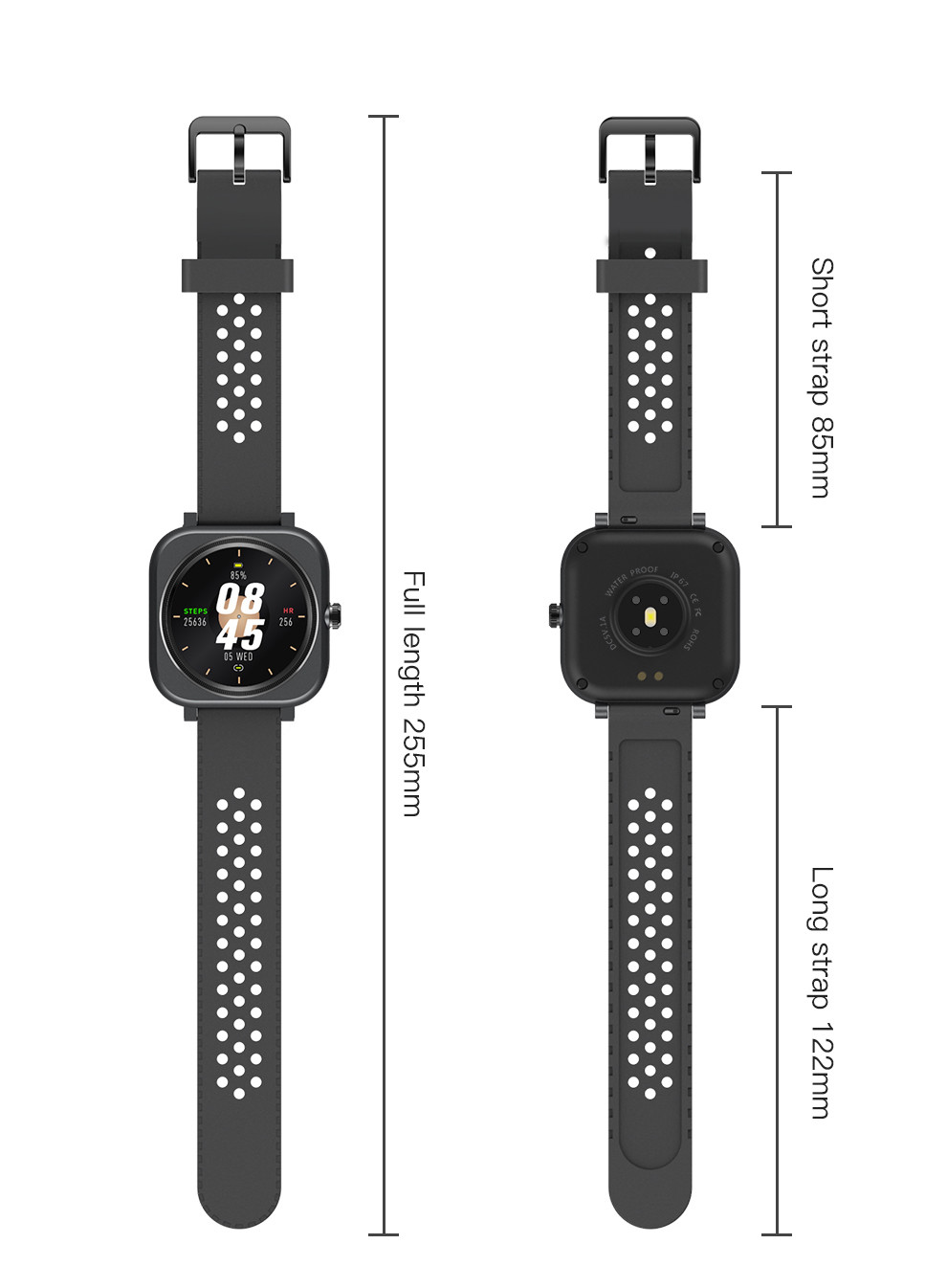 Android 4.4 Bluetooth IOT Devices 240*240 Round Touch Screen Smartwatch