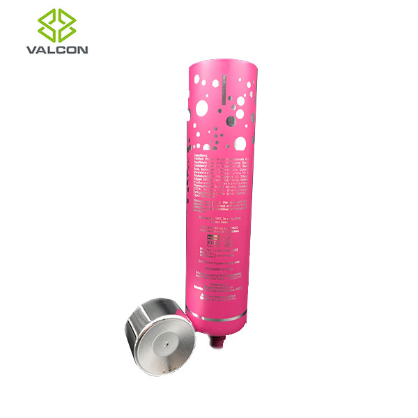 Diameter 40 MM Plastic Lotion Tubes Hot Stamping Silver UV Screw Cap