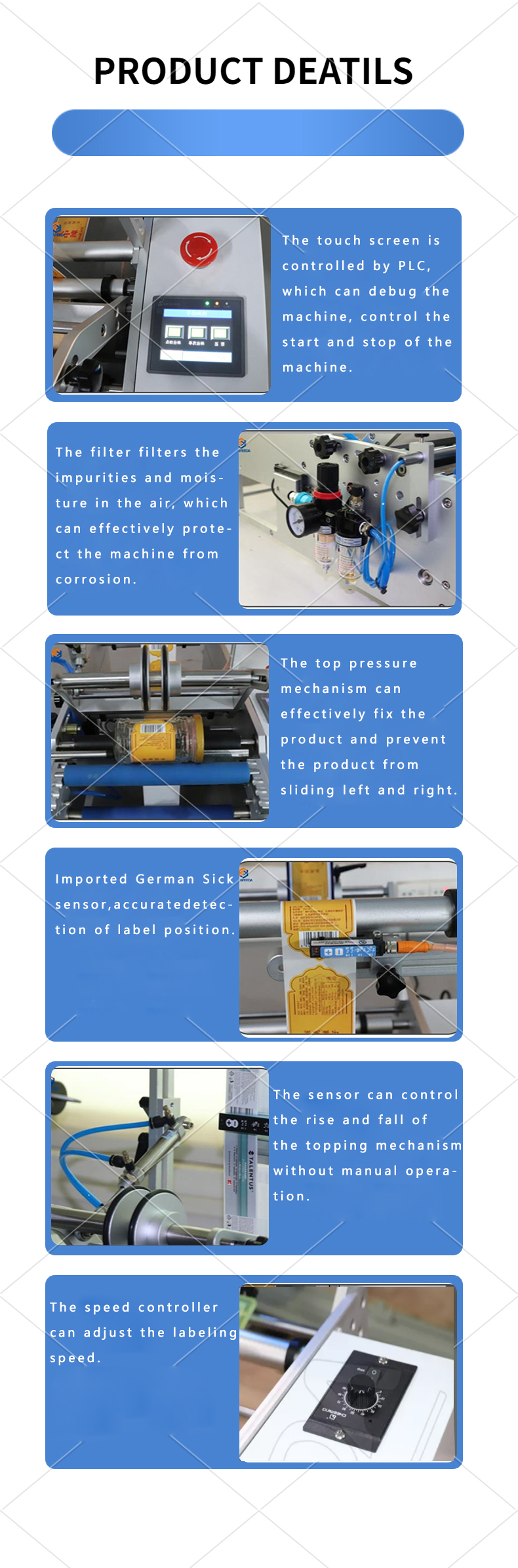Small Round Bottles Mini Manual Bottle Labler FK603 Desk Top Sticker Labeling Machine