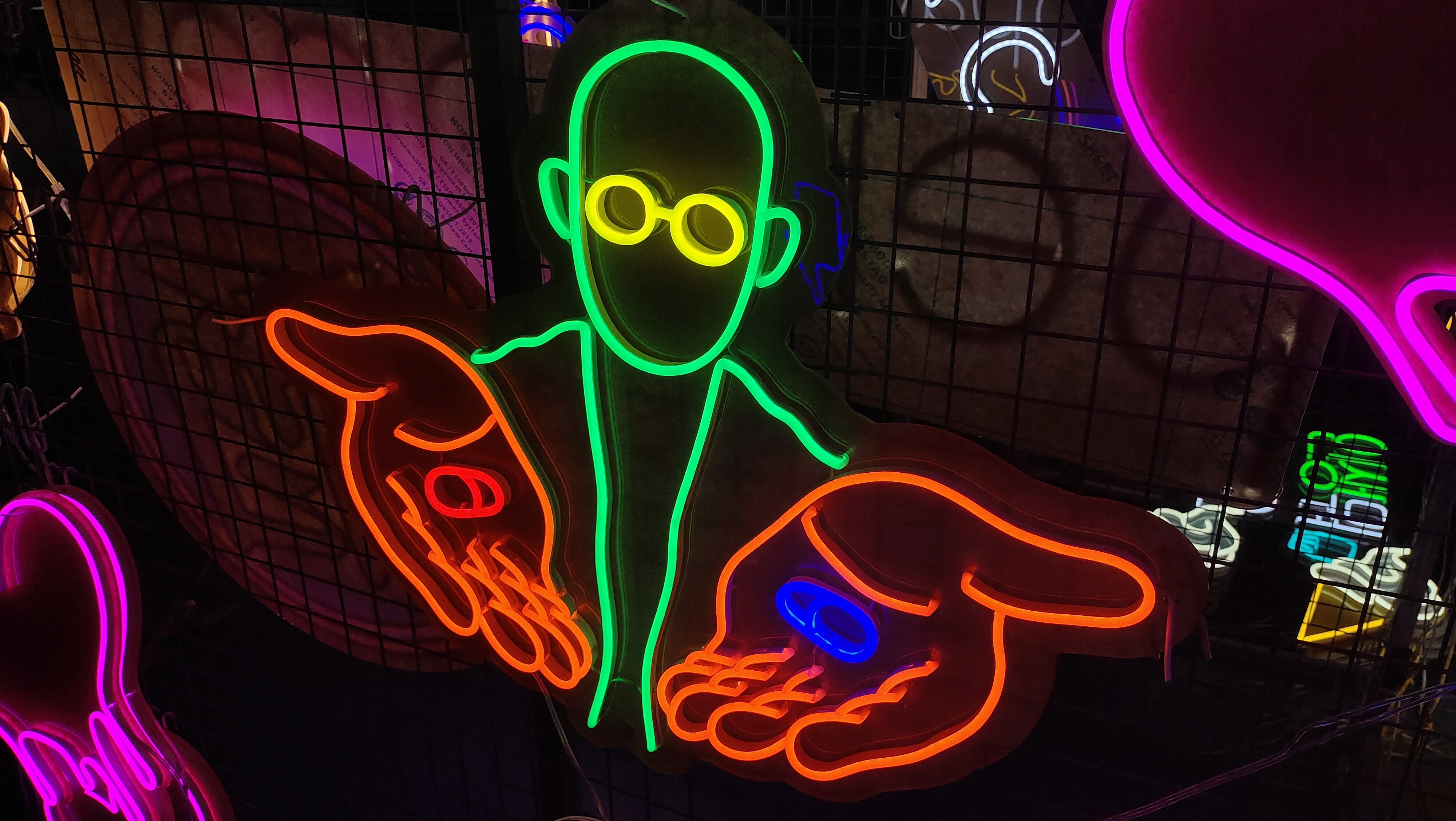 Custom Aliens neon sign 12v silica gel led neon sign waterproof signage