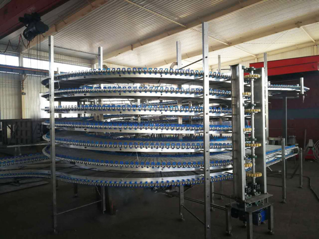Bakery Production Line Spiral Cooler Equipment Tower Sale