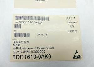 China 4MB/8KB PM6 6DD1610-0AK0 Simadyn D Flash Memory Card on sale